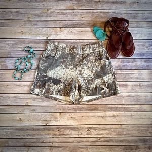 Cowhide shorts
